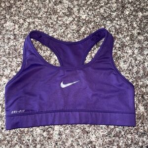 💜Nike Purple Sports Bra with Dri-FIT Technology